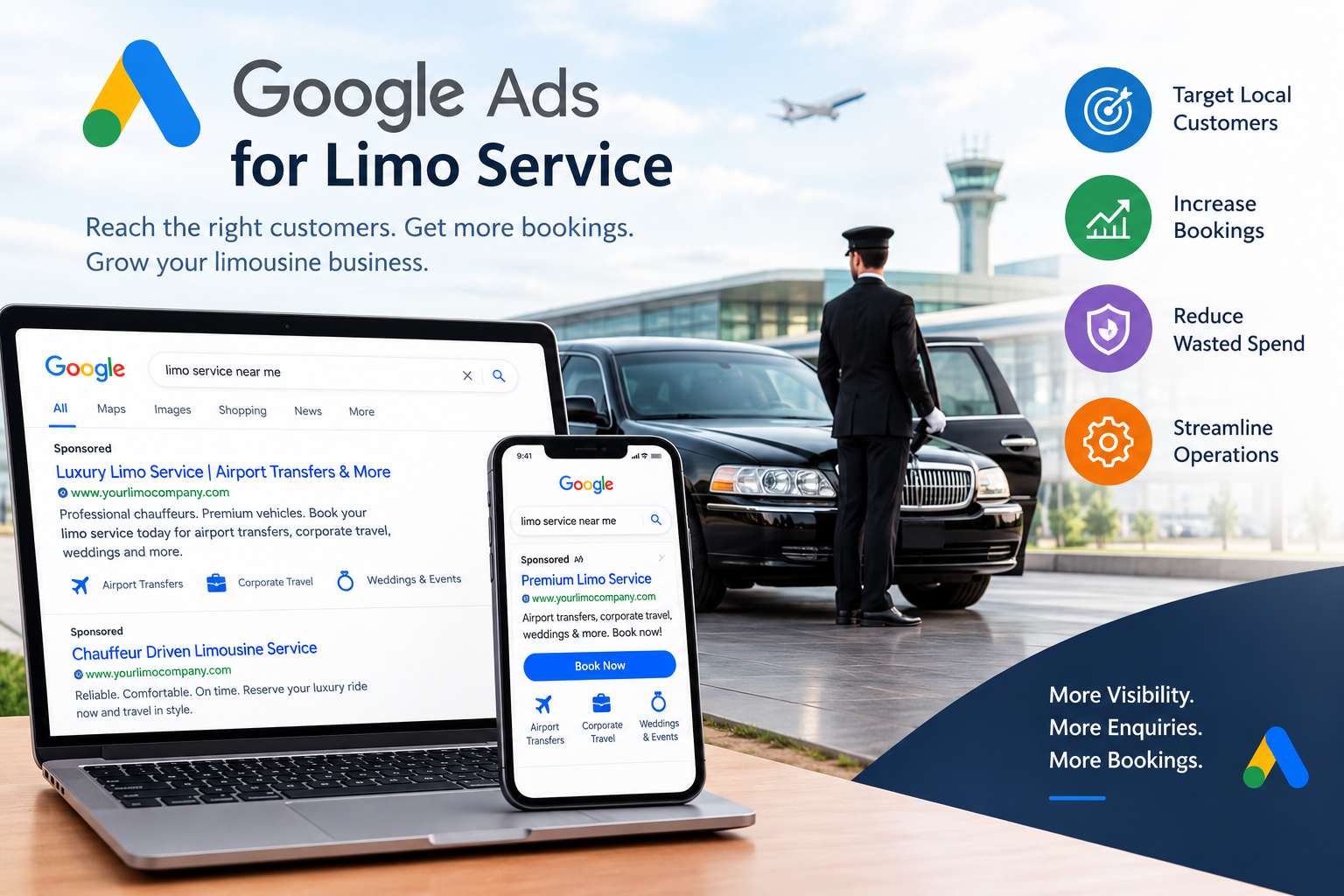 Limo Service Google Ads: Smart Strategies to Grow Bookings